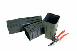 Deep Square Palmpot Sleeve - pot 7 x 7 cm / 0,7 ltr.