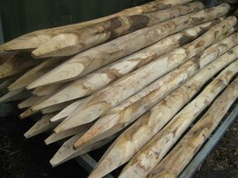 Chestnut Fence post - 100 cm x Ø 6-8 cm